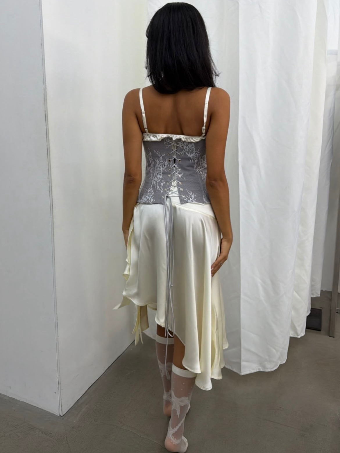 White Lace Corset