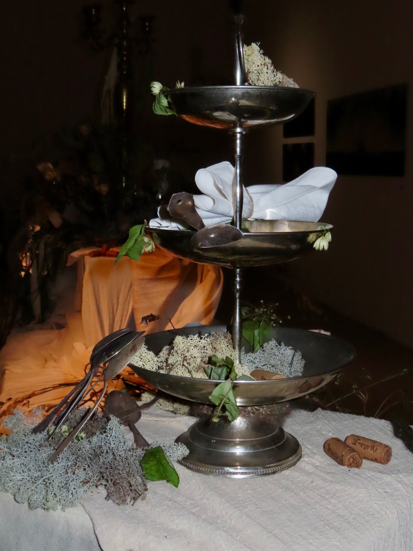 White Lace Cotton Corset