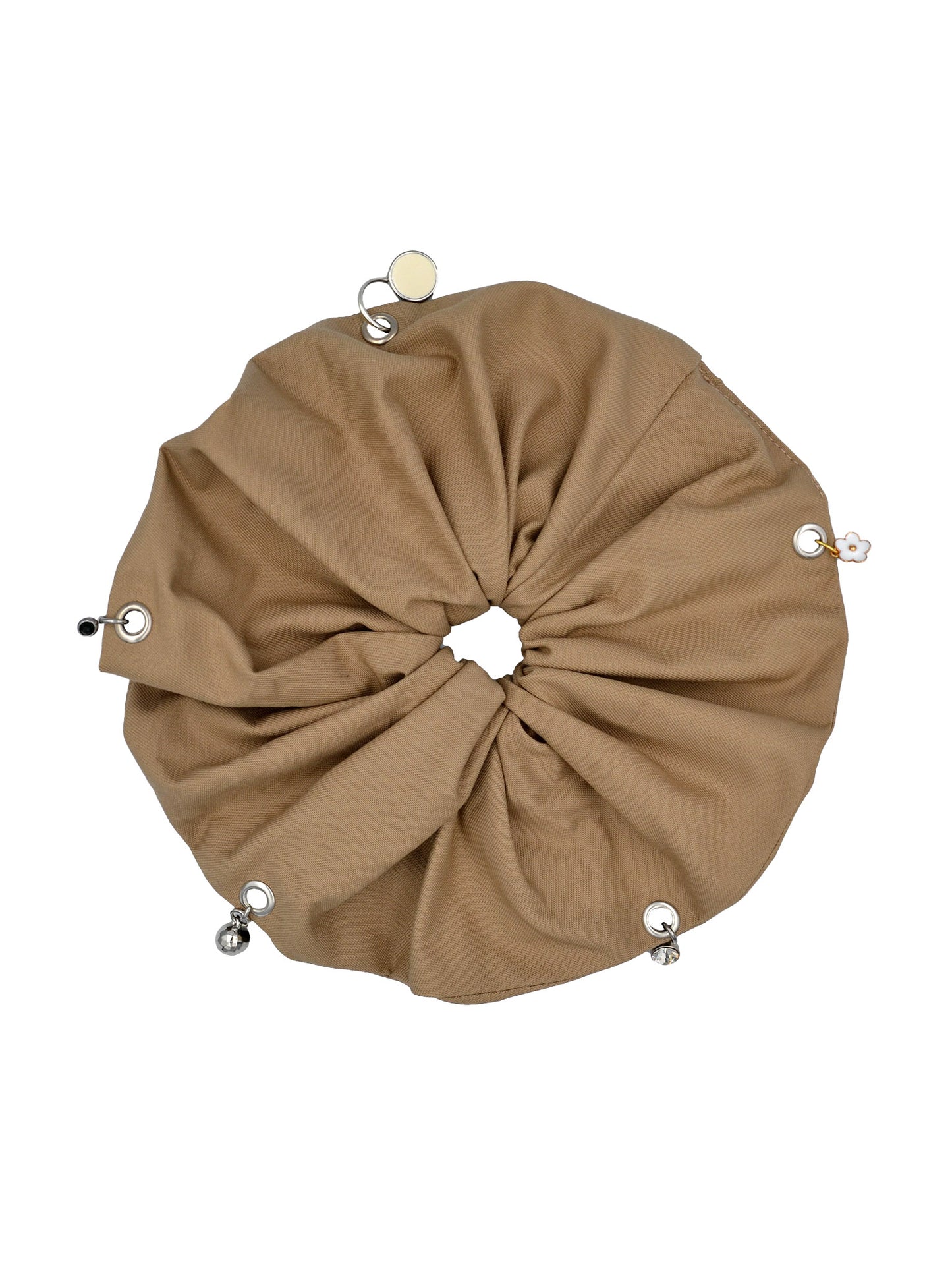 Accessorized Toffee Scrunchie