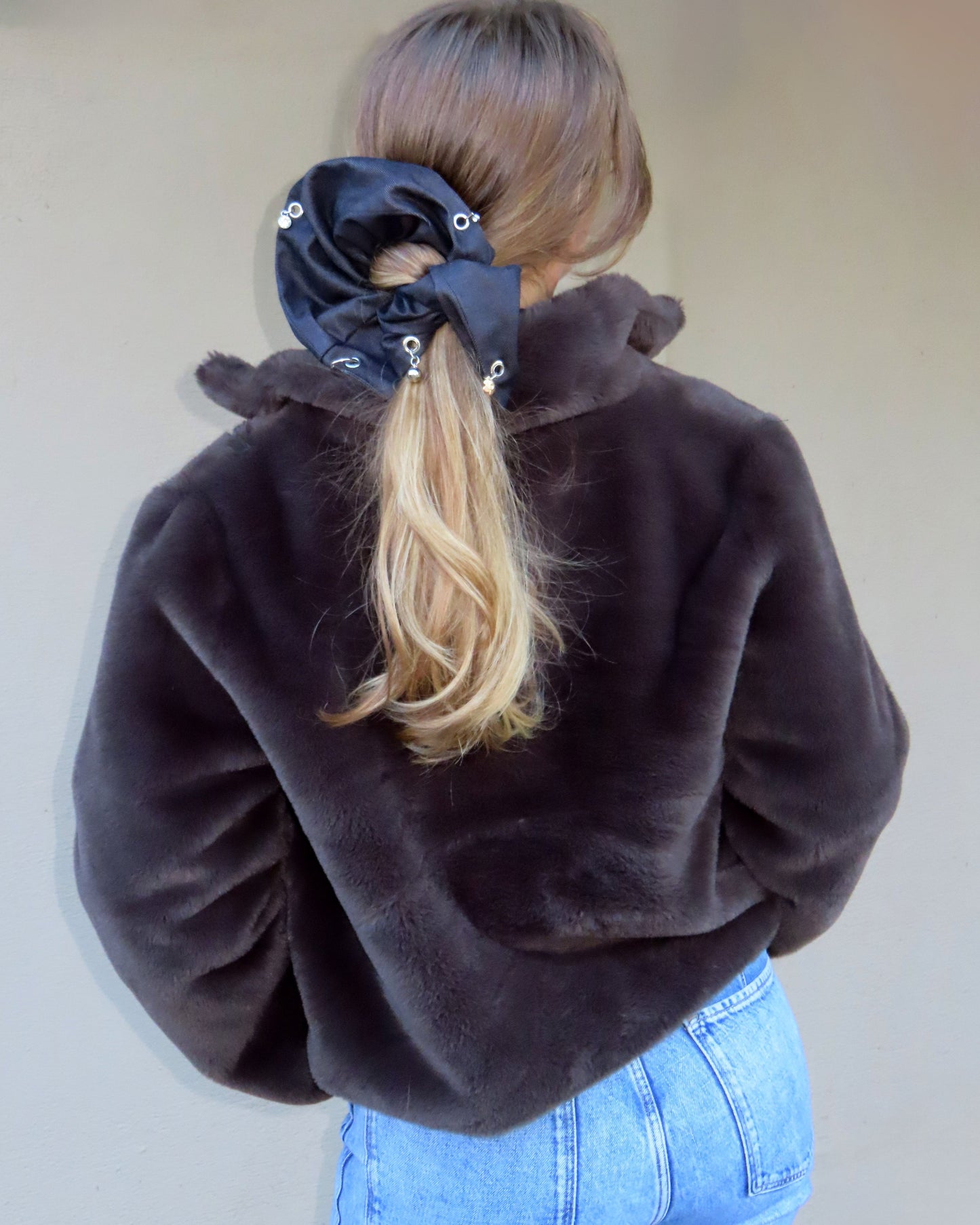 Accessorized Espresso Scrunchie