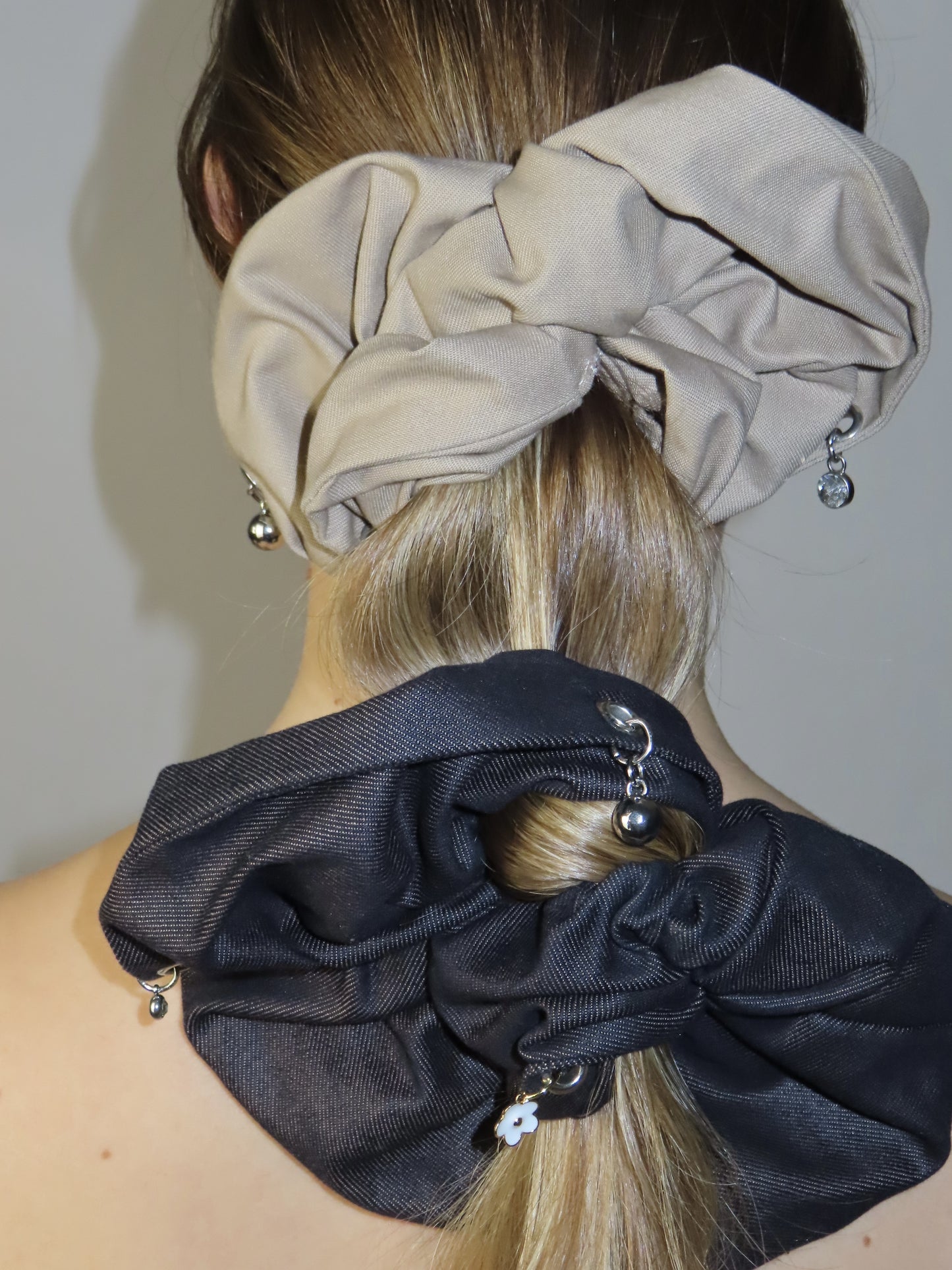 Accessorized Toffee Scrunchie