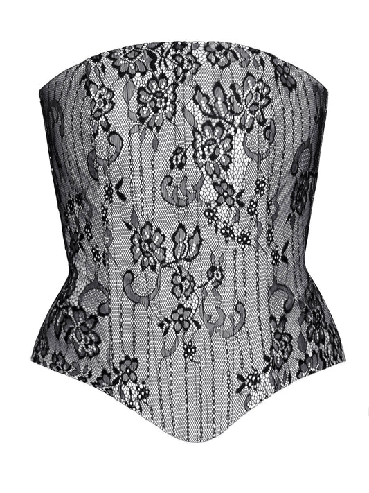 Black Lace Corset