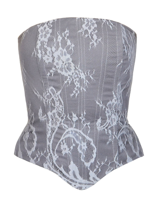 White Lace Corset