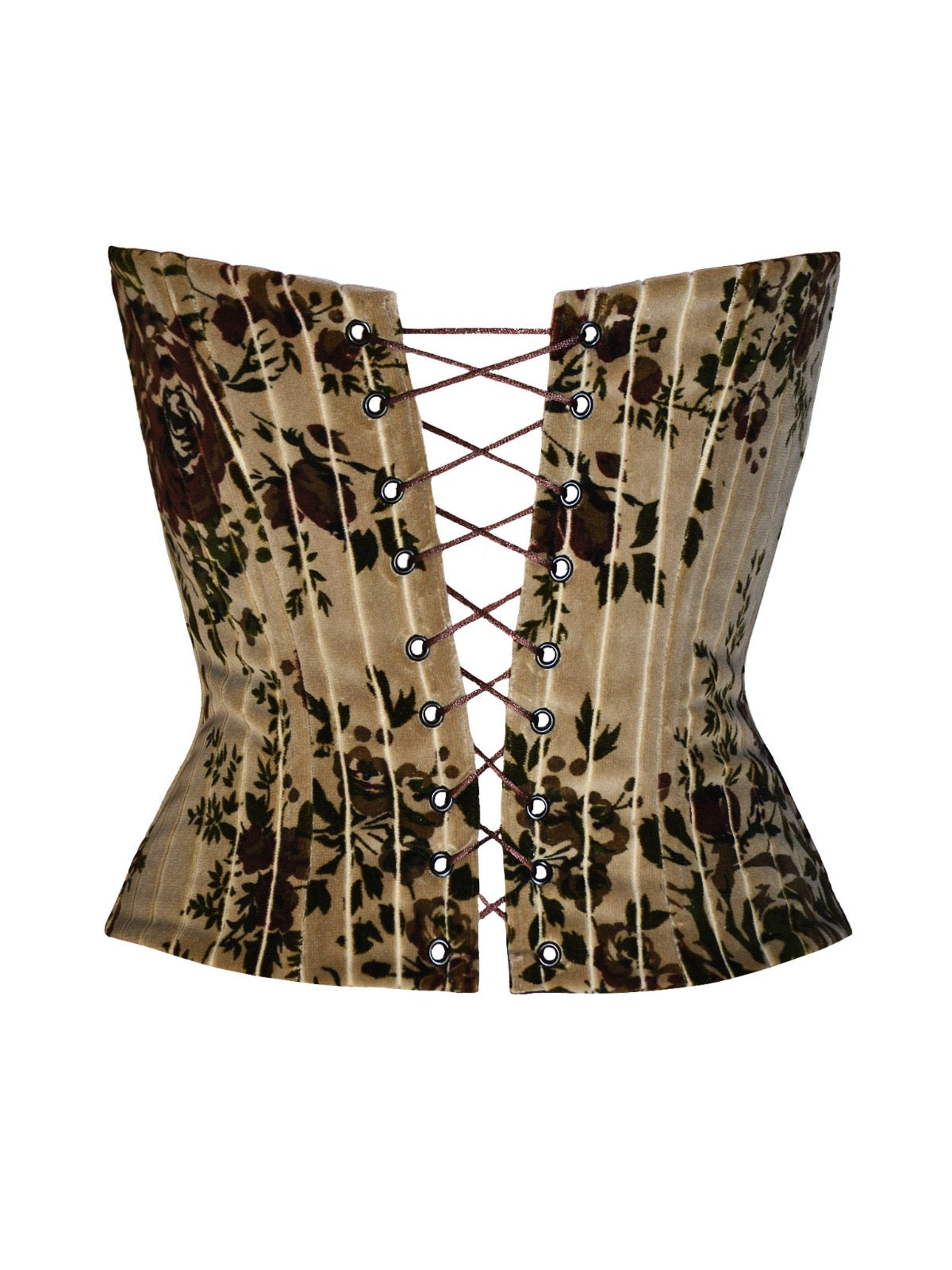 Floral Velvet Corset