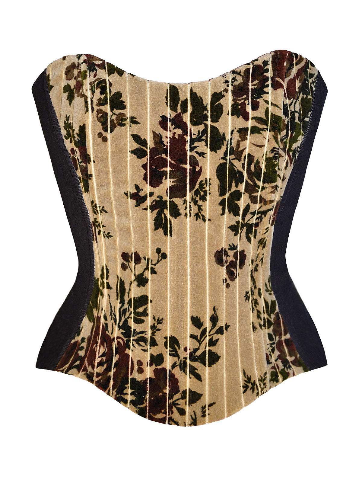 Velvet Floral Corset