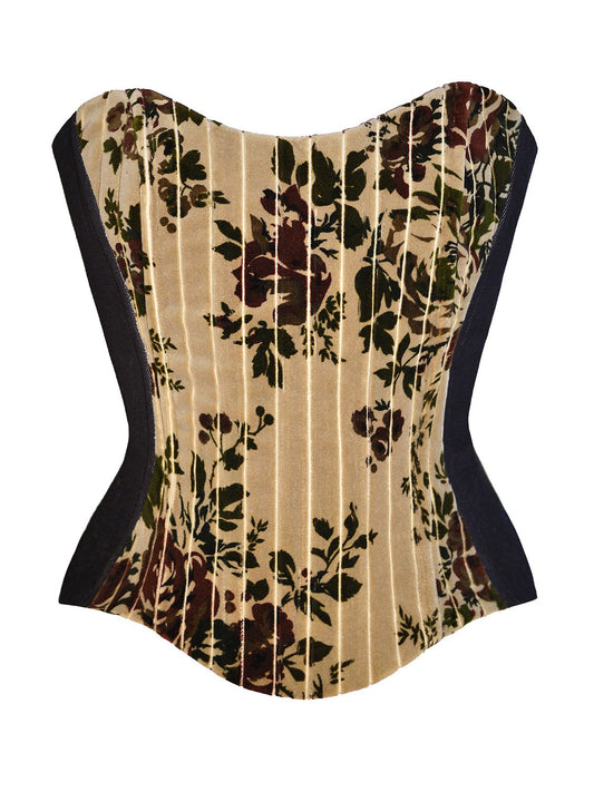 Velvet Floral Corset