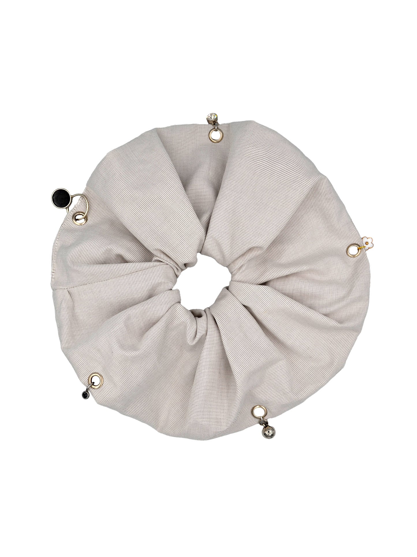Accessorized Vanilla Scrunchie