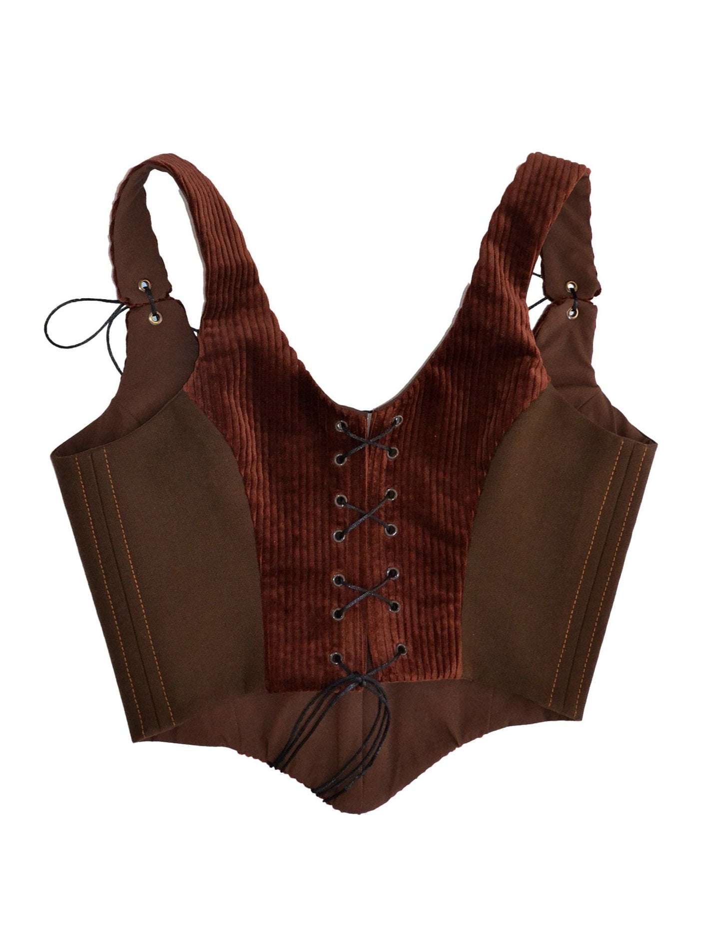 CHOCOLATE BROWN CORSET